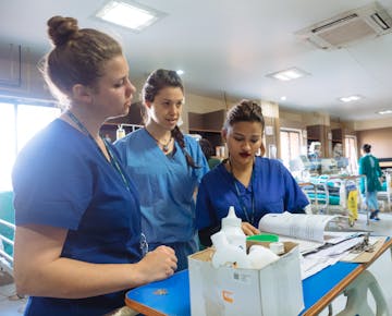 IVHQ Medical Elective volunteers in Nepal with IVHQ